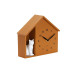 KARLSSON Wanduhr Wall clock Sitting Cat Ochre Yellow