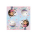 Partydeco Papierservietten Gabbys Dollhouse 33 cm x 33 cm, 20 Stück
