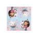 Partydeco Papierservietten Gabbys Dollhouse 33 cm x 33 cm, 20 Stück