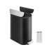 Songmics Abfalleimer 30 l, Schwarz