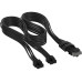 Corsair Stromkabel 2x 8-Pin auf PCIe 12V-2x6 65 cm Corsair Stromkabel 2x 8-Pin auf PCIe 12V-2x6 65 cm