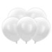 Partydeco Luftballon LED Weiss, 30 cm
