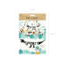 Partydeco Girlande Dinosaurier-Party Schwarz, 20 x 90 cm
