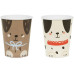Partydeco Einwegbecher Hunde farbig, 220 ml, 6 Stück