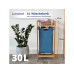 Lumaland Wäschekorb Bambus 30 l, Blau/Braun Lumaland Wäschekorb Bambus 30 l, Blau/Braun