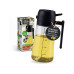 GOURMETmaxx Öl Spender 470 ml, Schwarz/Transparent