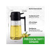 GOURMETmaxx Öl Spender 470 ml, Schwarz/Transparent