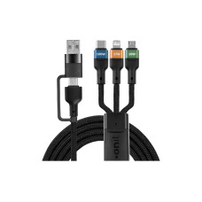 onit USB 2.0-Kabel USB-A/USB-C - Lightning/USB-C/Micro-USB B onit USB 2.0-Kabel USB-A/USB-C - Lightning/USB-C/Micro-USB B