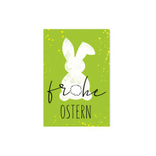 Braun + Company Grusskarte Frohe Ostern 11.5 x 17 cm, Grün/Weiss Braun + Company Grusskarte Frohe Ostern 11.5 x 17 cm, Grün/Weiss