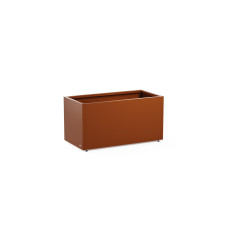 Herstera Metall Trennwand 50 100 x 50 x 50 cm Corten Alt Herstera Metall Trennwand 50 100 x 50 x 50 cm Corten Alt