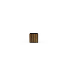 Herstera Deko Trennwand 50 x 50 x 50 cm Schwarz/Braun Herstera Deko Trennwand 50 x 50 x 50 cm Schwarz/Braun
