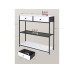 VASAGLE Konsolentisch 24 x 79.9 cm, Weiss/Schwarz VASAGLE Konsolentisch 24 x 79.9 cm, Weiss/Schwarz
