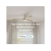 hombli Deckenventilator 1320 mm, Hellbraun