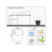 Lechuza CLASSICO Eco 35 Grau Lechuza CLASSICO Eco 35 Grau