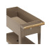 Herstera Urban Garden Wagen 75 x 35 x 80 cm Dunkel Taupe