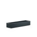 Herstera Metall Pflanzkübel Xic 150 x 40 x 25 cm Schwarz
