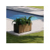 Herstera Deko Trennwand Holz 150 x 50 x 50 cm Schwarz/Braun Herstera Deko Trennwand Holz 150 x 50 x 50 cm Schwarz/Braun