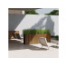 Herstera Deko Trennwand Holz 120 x 25 x 80 cm Schwarz/Braun Herstera Deko Trennwand Holz 120 x 25 x 80 cm Schwarz/Braun