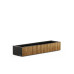 Herstera Deko Pflanzkübel Xic 100 x 40 x 25 cm Schwarz