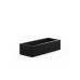 Herstera Deko Pflanzkübel Xic 100 x 40 x 25 cm Schwarz