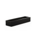 Herstera Deko Pflanzkübel Xic 100 x 40 x 25 cm Schwarz