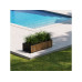 Herstera Deko Pflanzkübel Xic 100 x 40 x 25 cm Schwarz