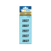 HERMA Ordneretiketten Jahreszahlen 2026 60x26 mm, Blau, 100 Stück