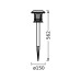 OSRAM Outdoor Gartenspot SMART+ Solar Erdspiess RGB + W