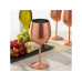Oak & Steel Weingläser-Set 500 ml, 4 Stück, Rosegold matt