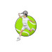 Iconic Puzzle Puzzle Roger Federer – Tennis