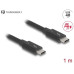 Delock Thunderbolt 4-Kabel 240W, 8K@60 Hz, PD3.1 USB-C - USB-C 1 m Delock Thunderbolt 4-Kabel 240W, 8K@60 Hz, PD3.1 USB-C - USB-C 1 m