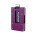 AVIATOR Wallet SLIDE Metal cash clip purple berry