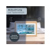 ADE Wetterstation mit Funk-Aussensensor Holz-weiss