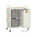 VASAGLE Wäschekorb mit 3 Fächern 100 l, Beige/Grau VASAGLE Wäschekorb mit 3 Fächern 100 l, Beige/Grau