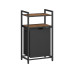 VASAGLE Wäschekorb mit 2 Regalen 65 l, Schwarz/Braun VASAGLE Wäschekorb mit 2 Regalen 65 l, Schwarz/Braun