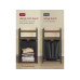 VASAGLE Wäschekorb mit 2 Regalen 65 l, Schwarz/Braun VASAGLE Wäschekorb mit 2 Regalen 65 l, Schwarz/Braun