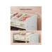 Songmics Ablageregal mit 9 Boxen 62.5 cm x 60 cm, Weiss