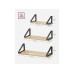 VASAGLE Wandregal 3-er Set Braun VASAGLE Wandregal 3-er Set Braun