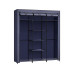 Songmics Regal mit 3 hochrollbaren Türen 150 x 175 cm, Grau