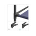 Songmics Regal mit 3 hochrollbaren Türen 150 x 175 cm, Grau