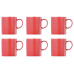 THOMAS Kaffeebecher Sunny Day 300 ml, 6 Stück, Rot THOMAS Kaffeebecher Sunny Day 300 ml, 6 Stück, Rot