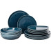 Rosenthal Speiseteller Junto Ocean Blue, Set 18-teilig