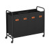Songmics Wäschekorb mit Rädern 200 l, Schwarz Songmics Wäschekorb mit Rädern 200 l, Schwarz