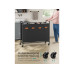 Songmics Wäschekorb mit Rädern 200 l, Schwarz Songmics Wäschekorb mit Rädern 200 l, Schwarz