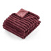 Tiseco Decke Rabbit Stripe 130 x 170 cm, Bordeaux