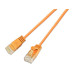 SLIM Slimpatchkabel RJ-45 - RJ-45, Cat 6A, U/UTP, 2 m, Orange