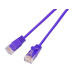 SLIM Slimpatchkabel RJ-45 - RJ-45, Cat 6A, U/UTP, 3 m, Violett SLIM Slimpatchkabel RJ-45 - RJ-45, Cat 6A, U/UTP, 3 m, Violett