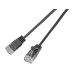 SLIM Slimpatchkabel RJ-45 - RJ-45, Cat 6A, U/UTP, 5 m, Schwarz SLIM Slimpatchkabel RJ-45 - RJ-45, Cat 6A, U/UTP, 5 m, Schwarz