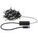 Paulmann LED Lichterkette Plug & Shine Yuna 7.4 m, Warmweiss, Schwarz