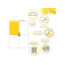 HERMA TopStick Etiketten A4, 105 x 148 mm, Weiss, 400 Etiketten